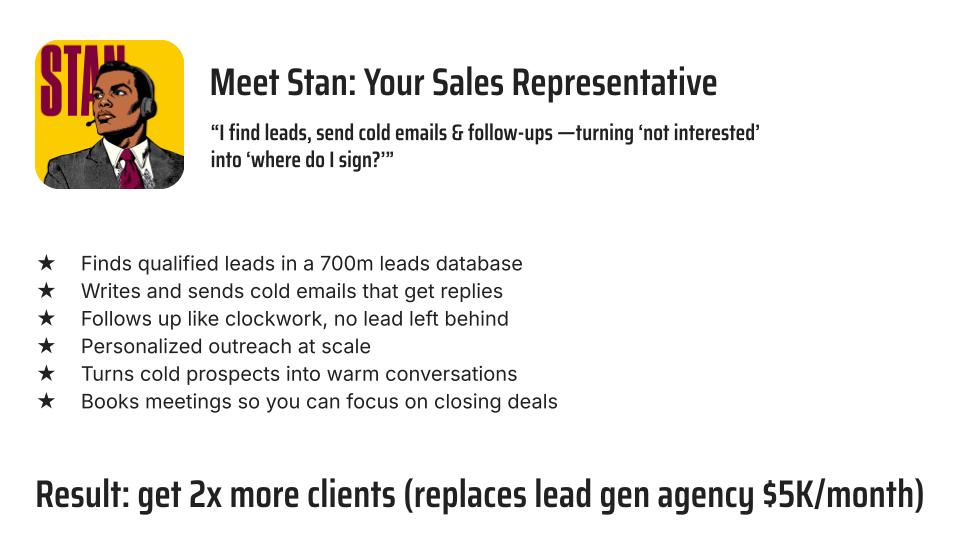 Stan - Sales Representative