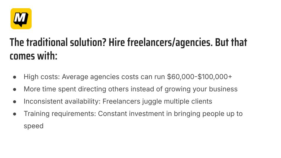 Freelancers and agencies