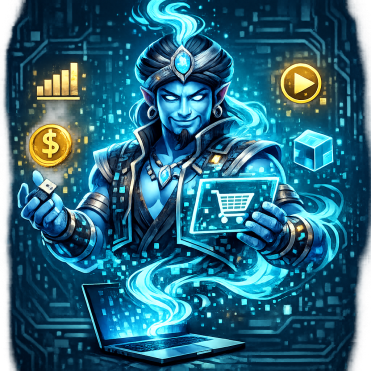 Digital Genie AI growth tools graphic