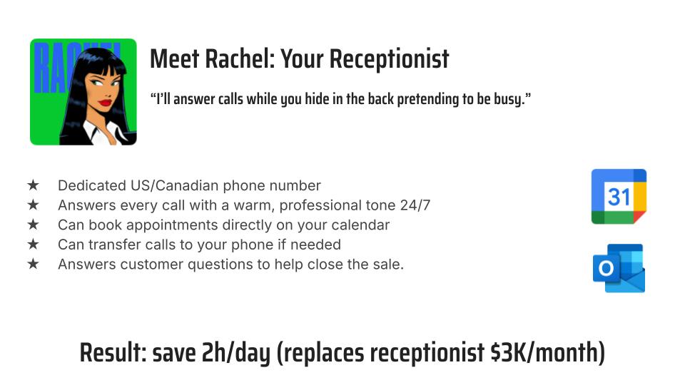 Rachel AI employee